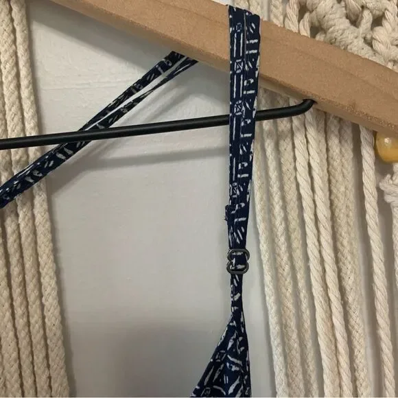 PATAGONIA Women’s Lost Wildflower Dress Sunburst Crux Navy Pockets Size Large - Picture 9 of 14